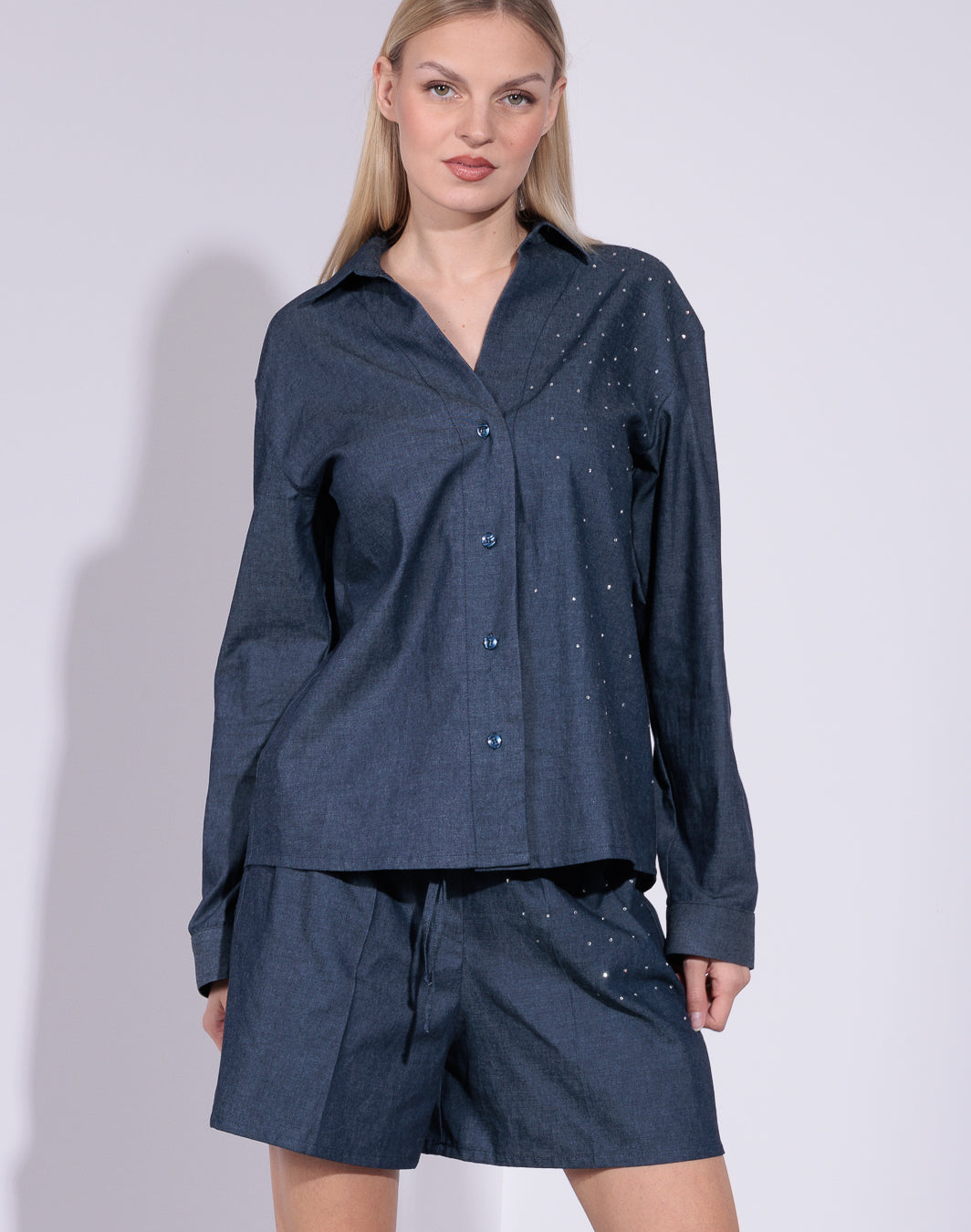 Risskio Aleah - Camicia con strass